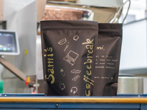 Gestalte deine persönliche Kaffeetüte